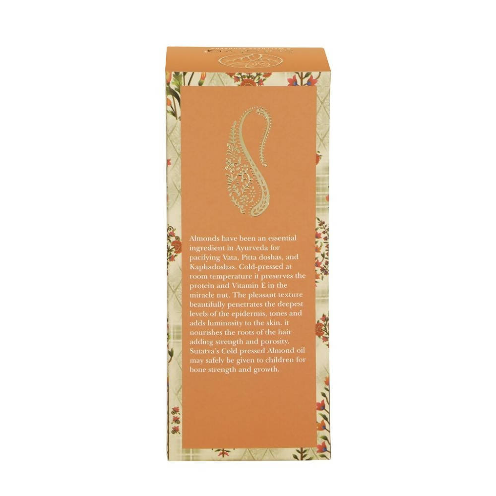 Sutatva Cold Pressed Almond Oil - Distacart