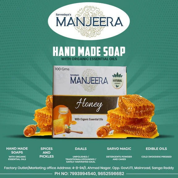 Manjeera Honey Hand Made Soap - Distacart