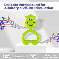 Thumbnail for Cable World Colourful Plastic Non Toxic Attractive Rattle Combo - Distacart