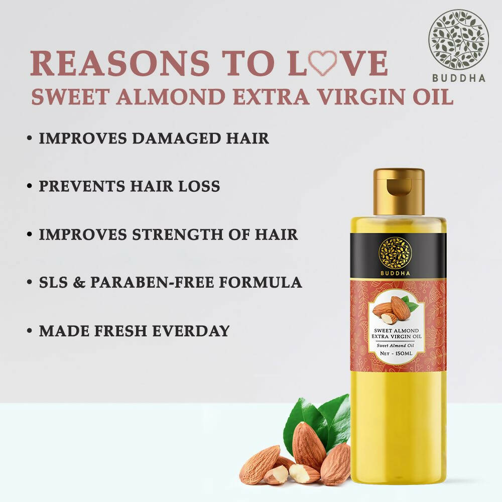 Buddha Natural - Extra Virgin 100% Pure Hair Oil - Distacart