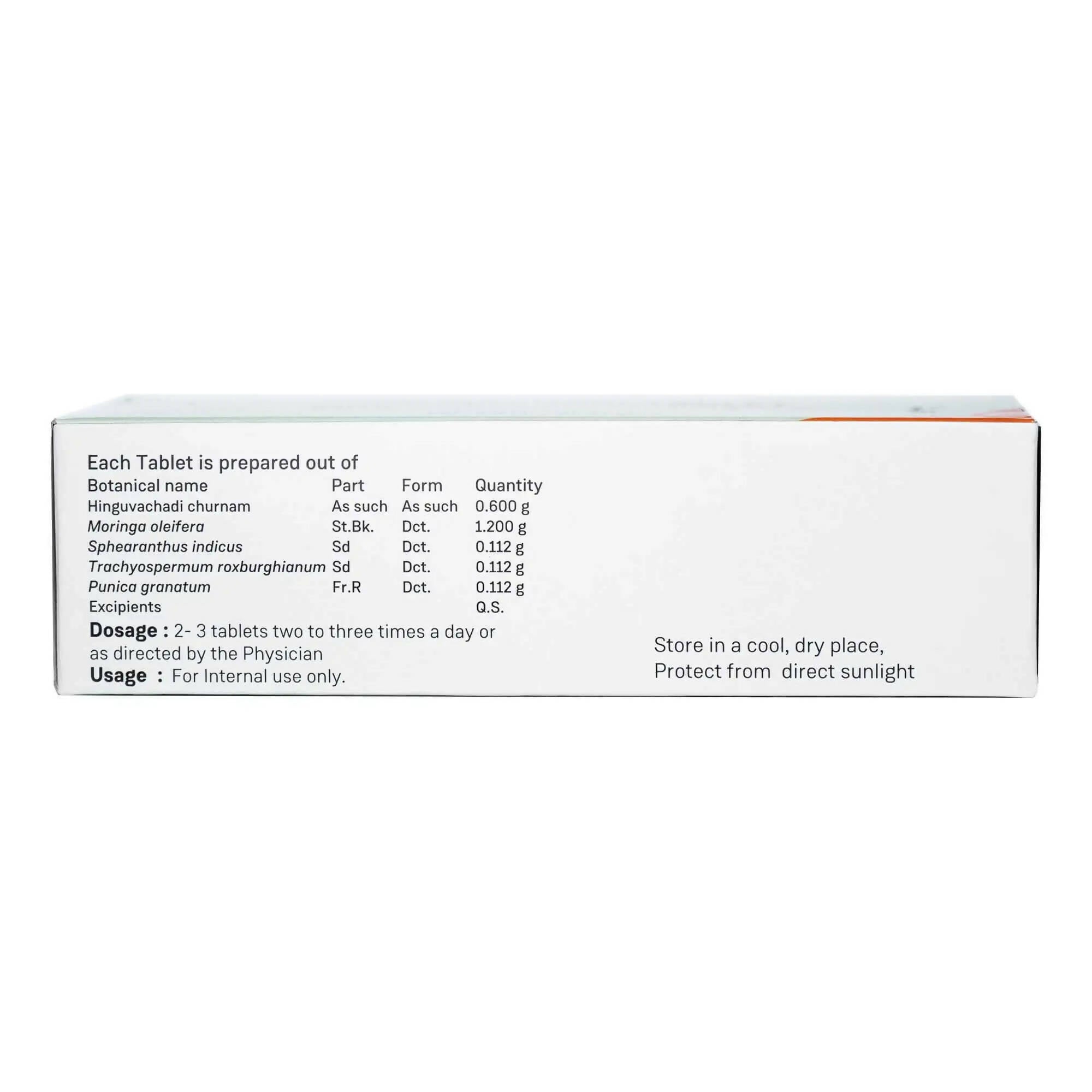 Sitaram Ayurveda Hinguvachadi Tablets - Distacart