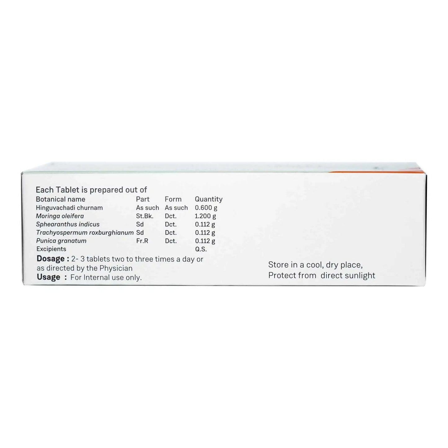 Sitaram Ayurveda Hinguvachadi Tablets - Distacart