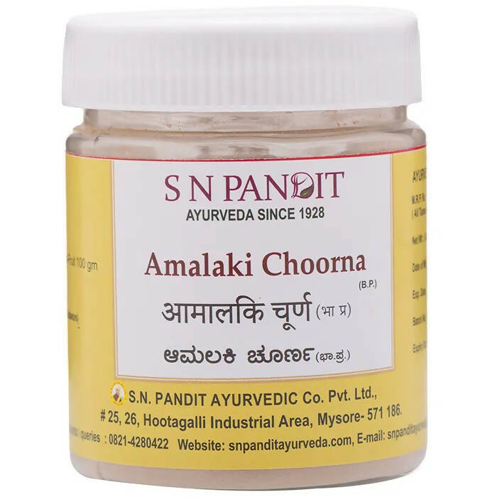 S N Pandit Ayurveda Amalaki Choorna - Distacart