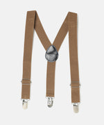 Thumbnail for Manet Boys Solid Suspenders - Beige - Distacart