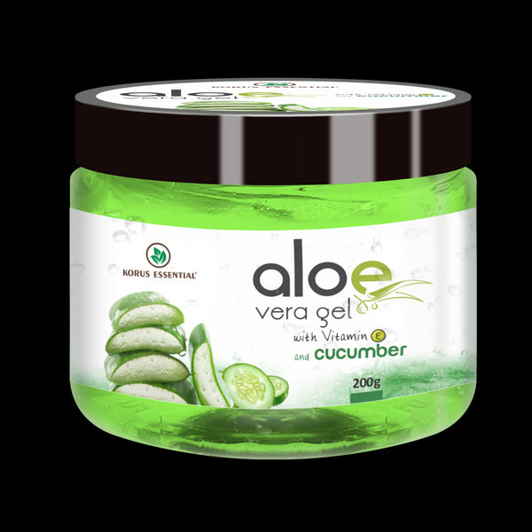 Korus Essential Aloe Vera Gel with Cucumber and Vitamin E - Distacart