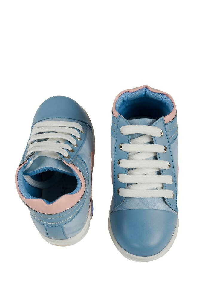 Tiny Bugs For Boys & Girls Party Wear Boots - Sky Blue - Distacart