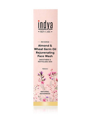 Indya Almond & Wheat Germ Oil Rejuvenating Face Wash Online