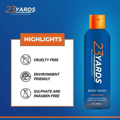 23 Yards Men Body Wash - Distacart