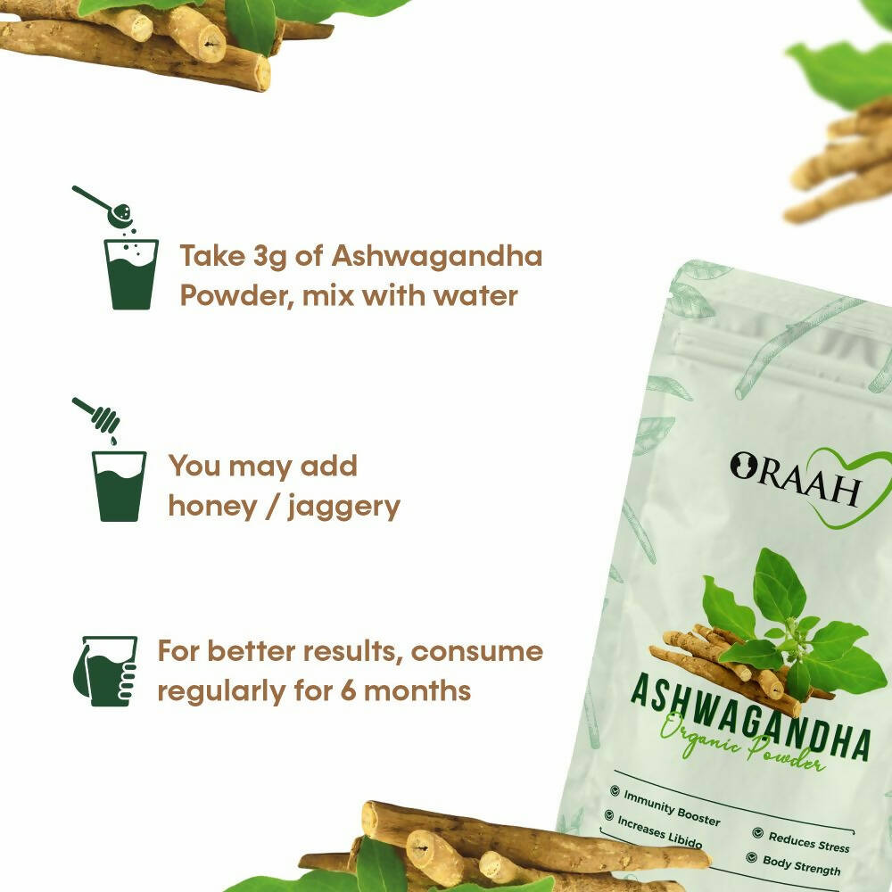 Oraah Shatavari & Ashwagandha Herbal Powders Combo - Distacart