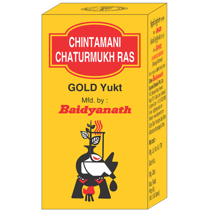 Baidyanath Chintamani Chaturmukh Ras Gold Yukt - Distacart