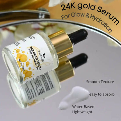 The Wellness Shop 24k Gold Serum for Glow and Hydration - Distacart