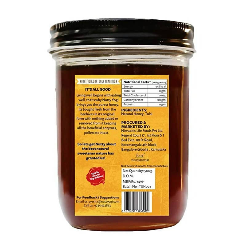 Nutty Yogi Tulsi Honey - Distacart