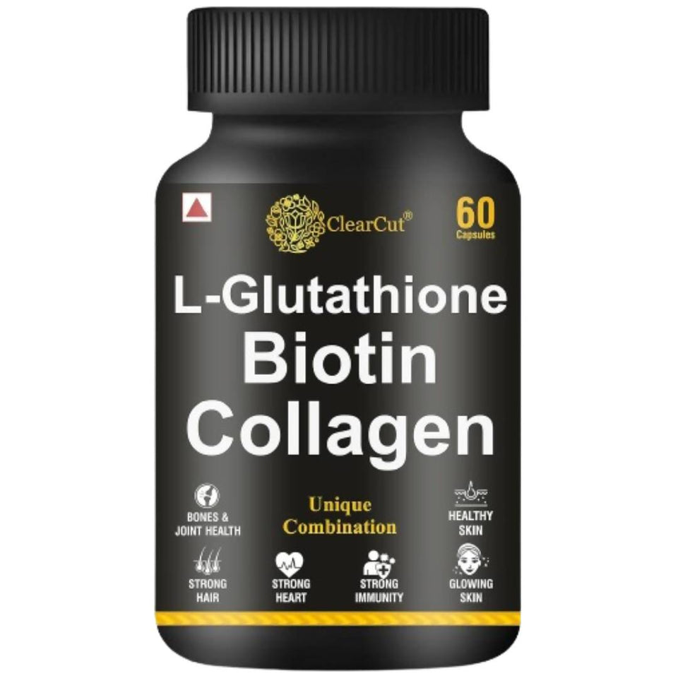 Buy ClearCut L-Glutathione Biotin Collagen Capsules Online