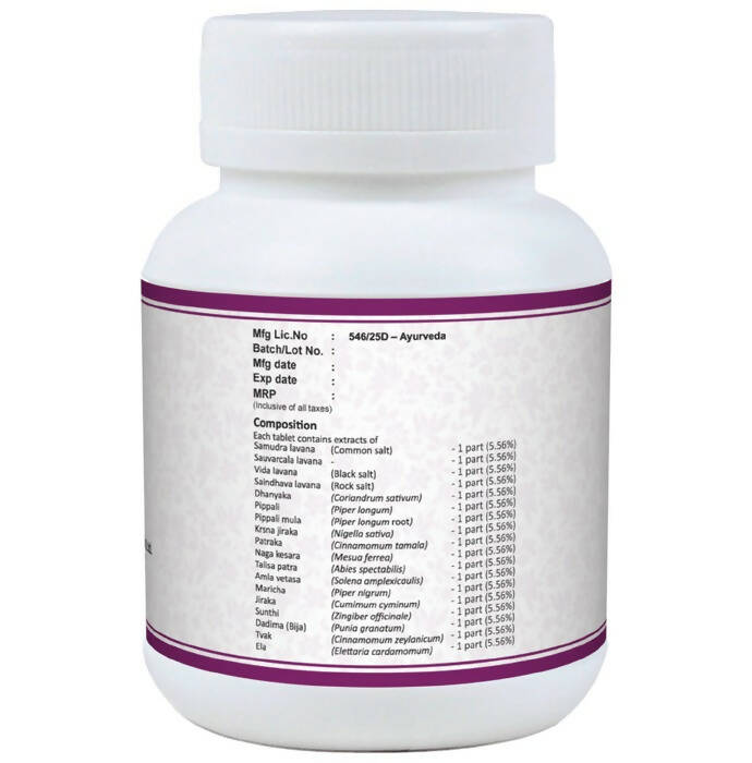 Dr. Jrk's Bhaskara Lavana Churna Tablets - Distacart