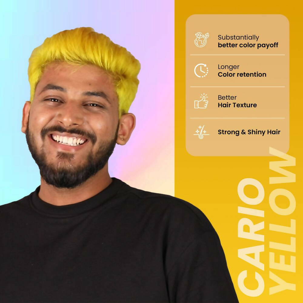 Anveya Semi Permanent Hair Color - Cairo Yellow - Distacart