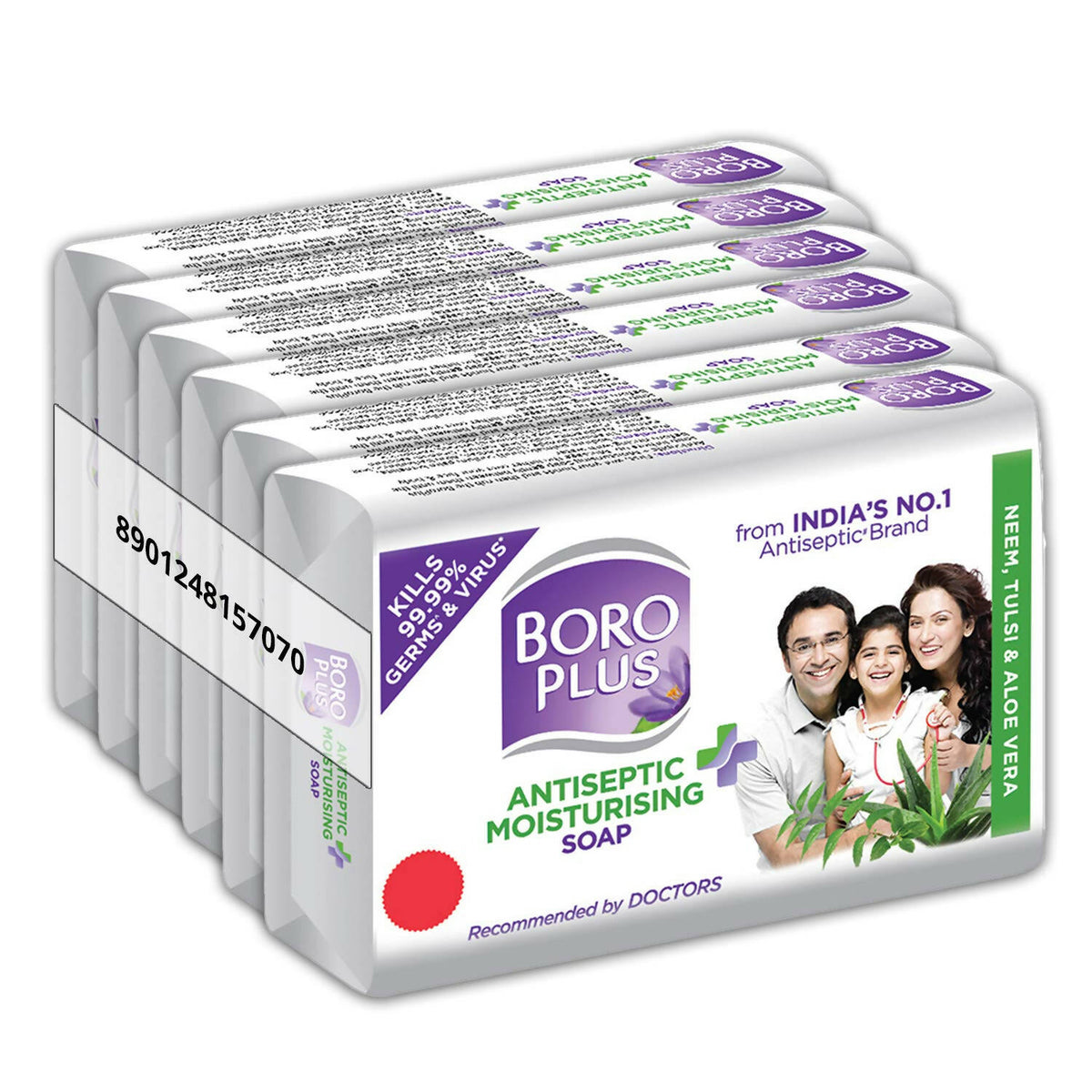 BoroPlus Antiseptic And Moisturising Bathing Soap With Aloe Vera, Neem And Tulsi - Distacart