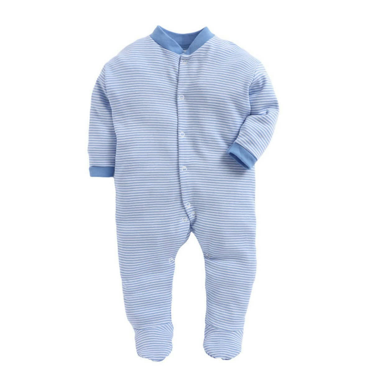 Daddy - G Rompers/Sleepsuits/Jumpsuit /Night Suits for New Born Babies - Sky Blue - Distacart