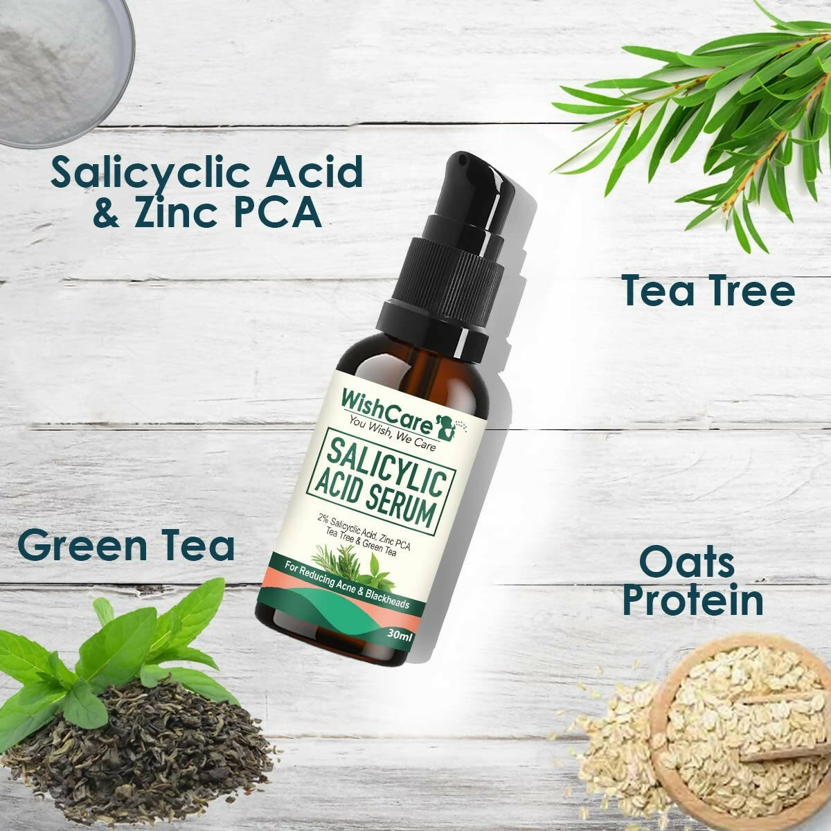 Wishcare 2% Salicylic Acid Face Serum - Distacart