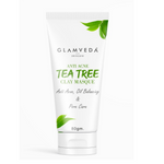 Thumbnail for Glamveda Tea Tree Anti Acne Mud Mask - Distacart