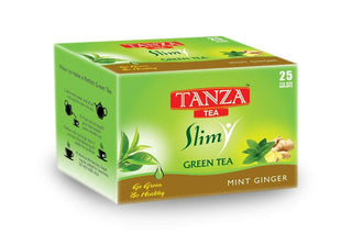 Tanza Tea Slim Green Tea Bags Mint Ginger - Distacart