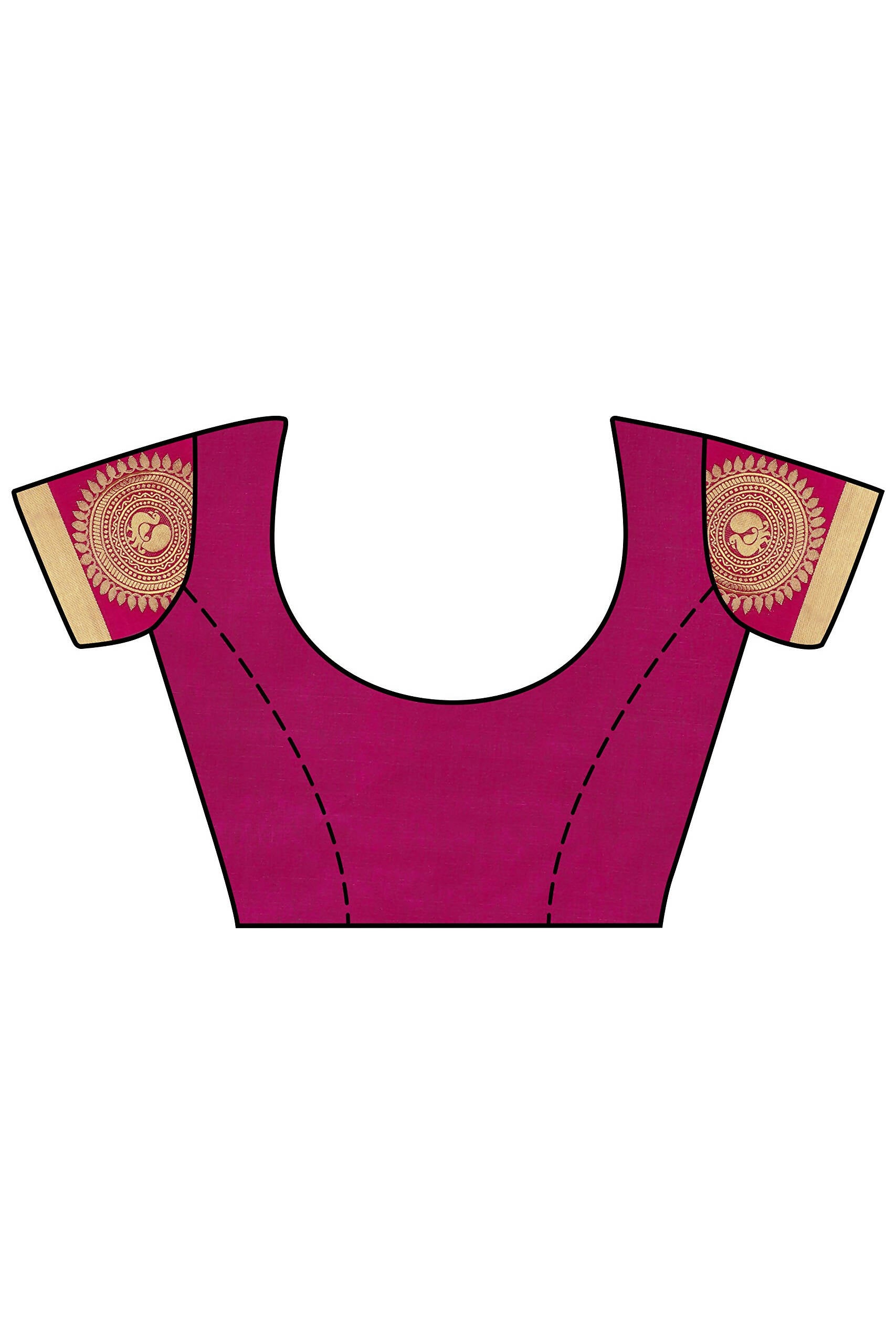 Mimosa Women's Purple Tussar Silk Banarasi Saree - Distacart