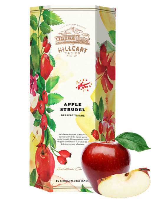 The Hillcart Tales Apple Strudel Dessert Tisane Tea Bags - Distacart