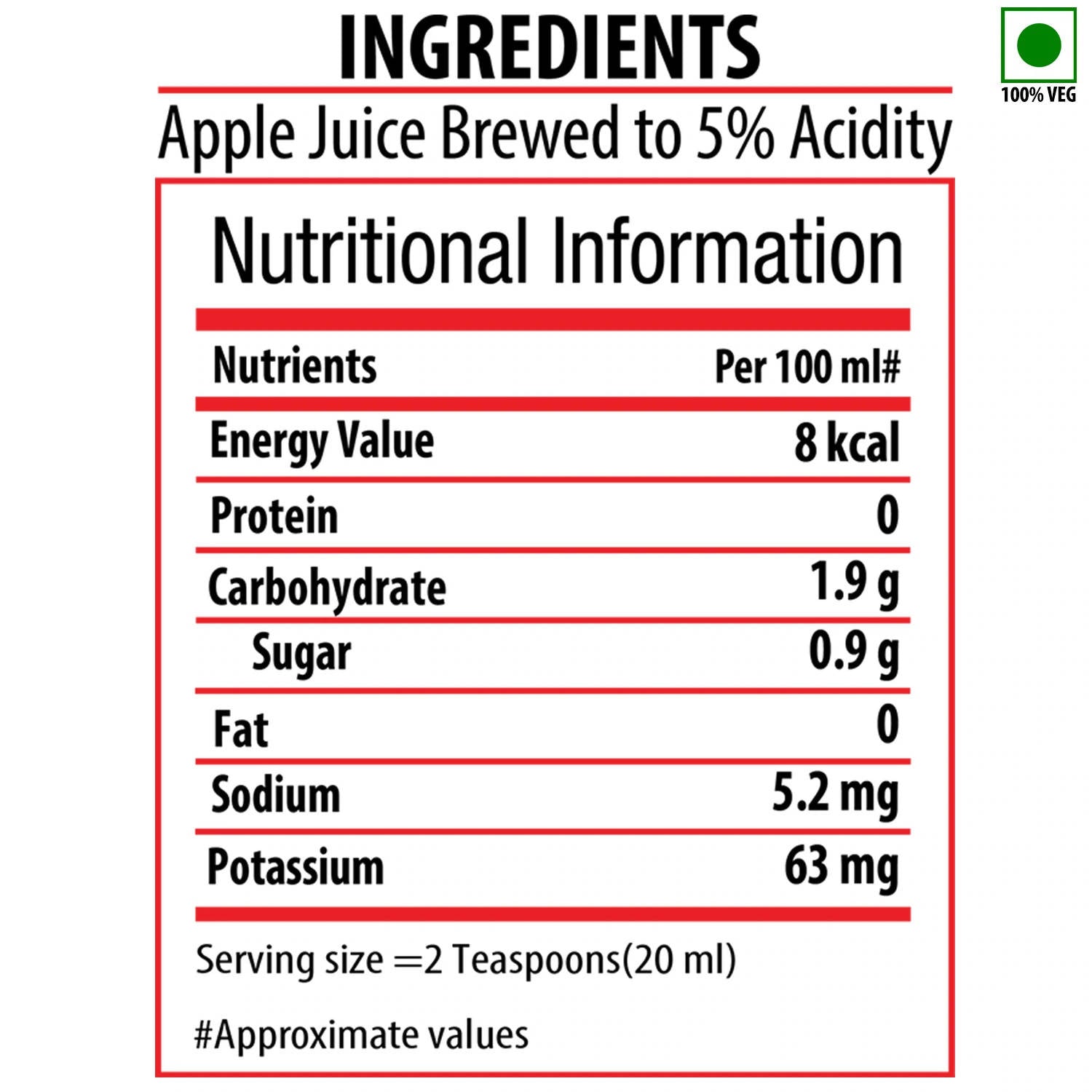 Bagrry's Apple Cider Vinegar - with the 'Mother' - Distacart