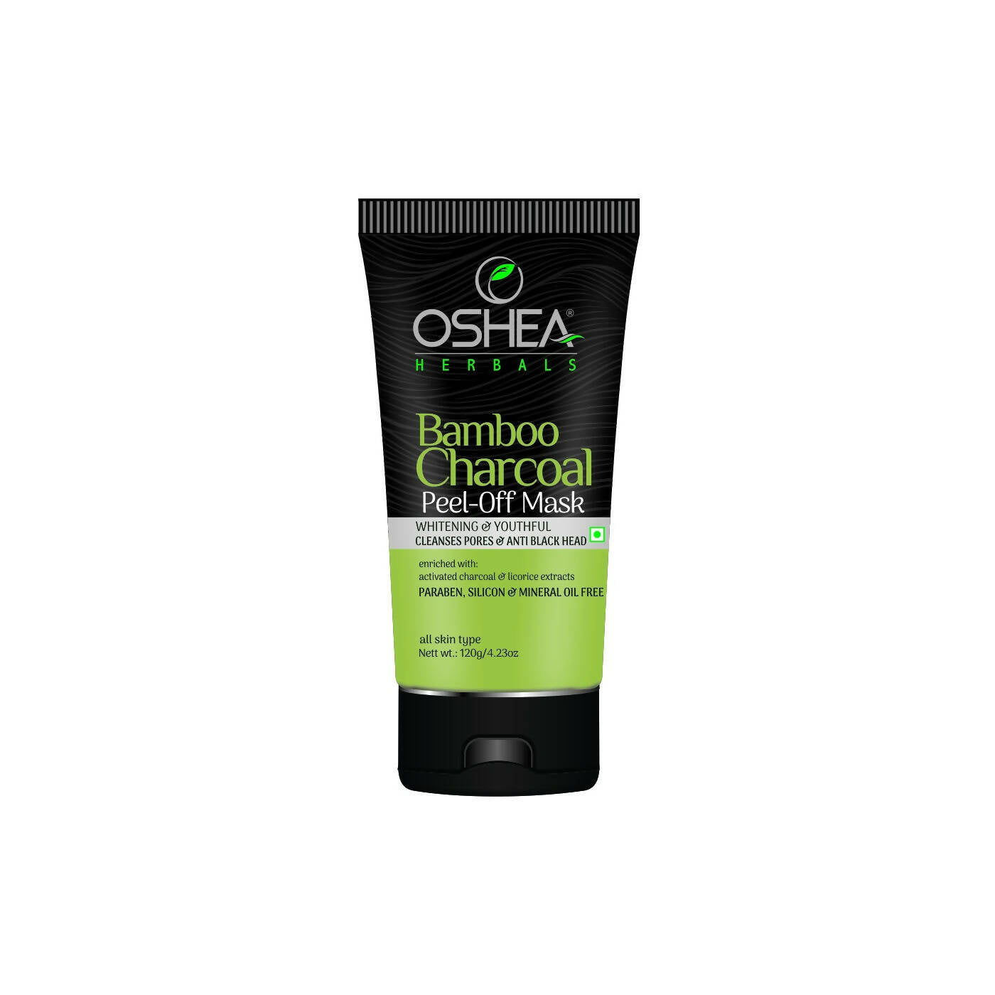 Oshea Herbals Bamboo Charcoal Peel-Off Mask - Distacart