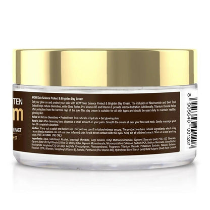Wow Skin Science Day Cream With Niacinamide & Beetroot Extract - Distacart