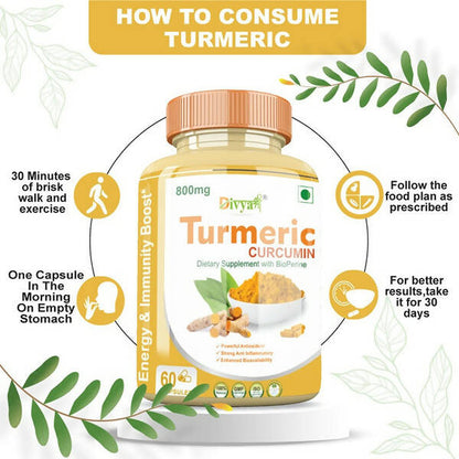Divya Shree Turmeric Curcumin Capsules - Distacart