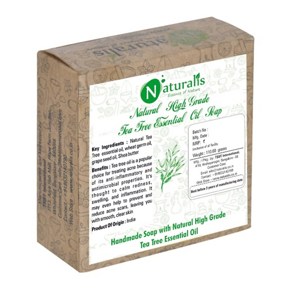 Naturalis Essence Of Nature Handmade Soap With Natural Tea Tree Essential Oil - Distacart