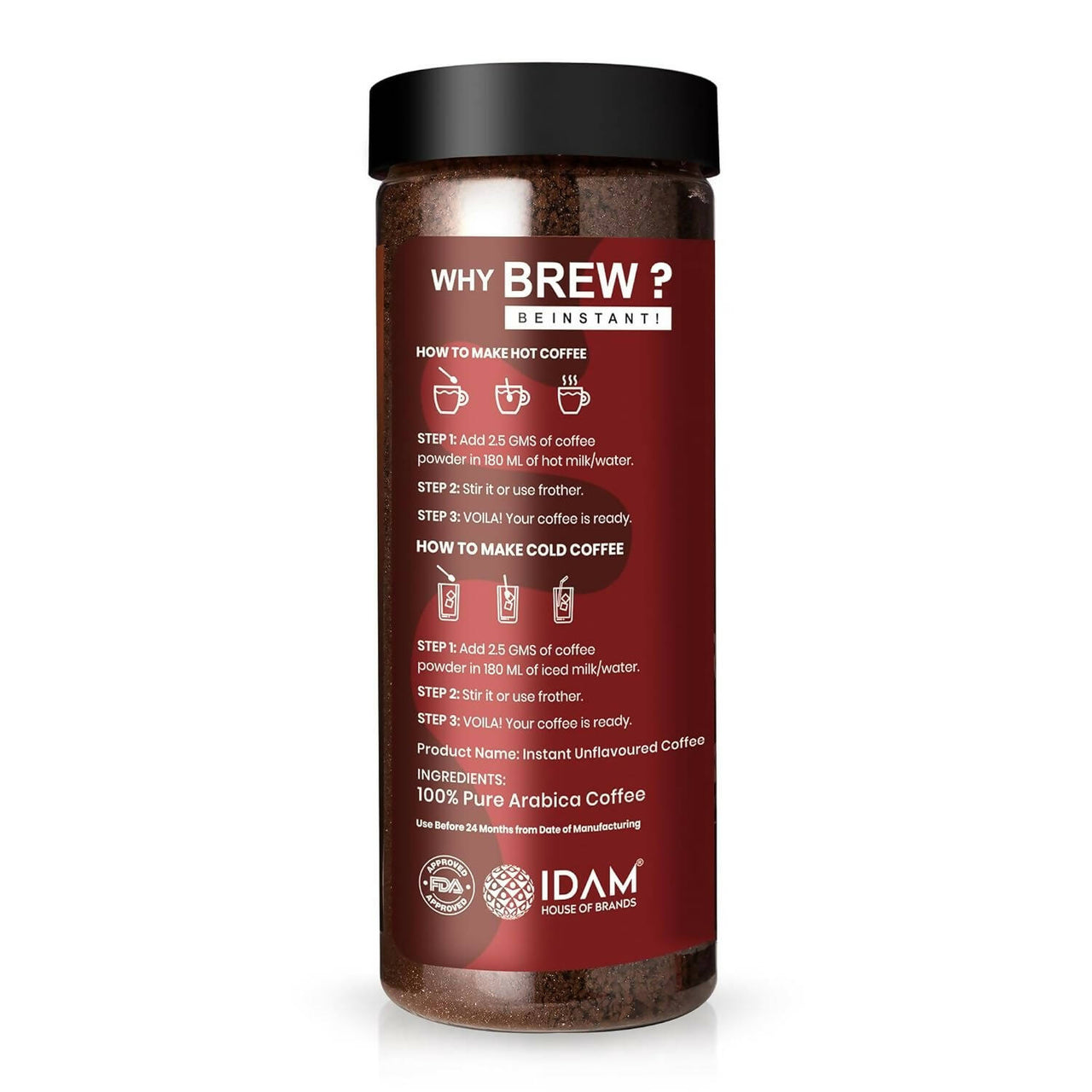 Bevzilla Chocolate & Mocha Coffee Powder 100% Pure Arabica - Distacart