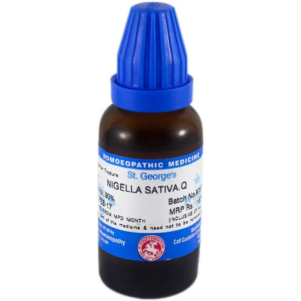 St. George's Homeopathy Nigella S Mother Tincture Q - Distacart