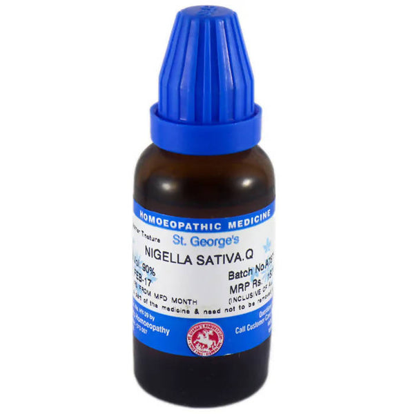 St. George's Homeopathy Nigella S Mother Tincture Q - Distacart