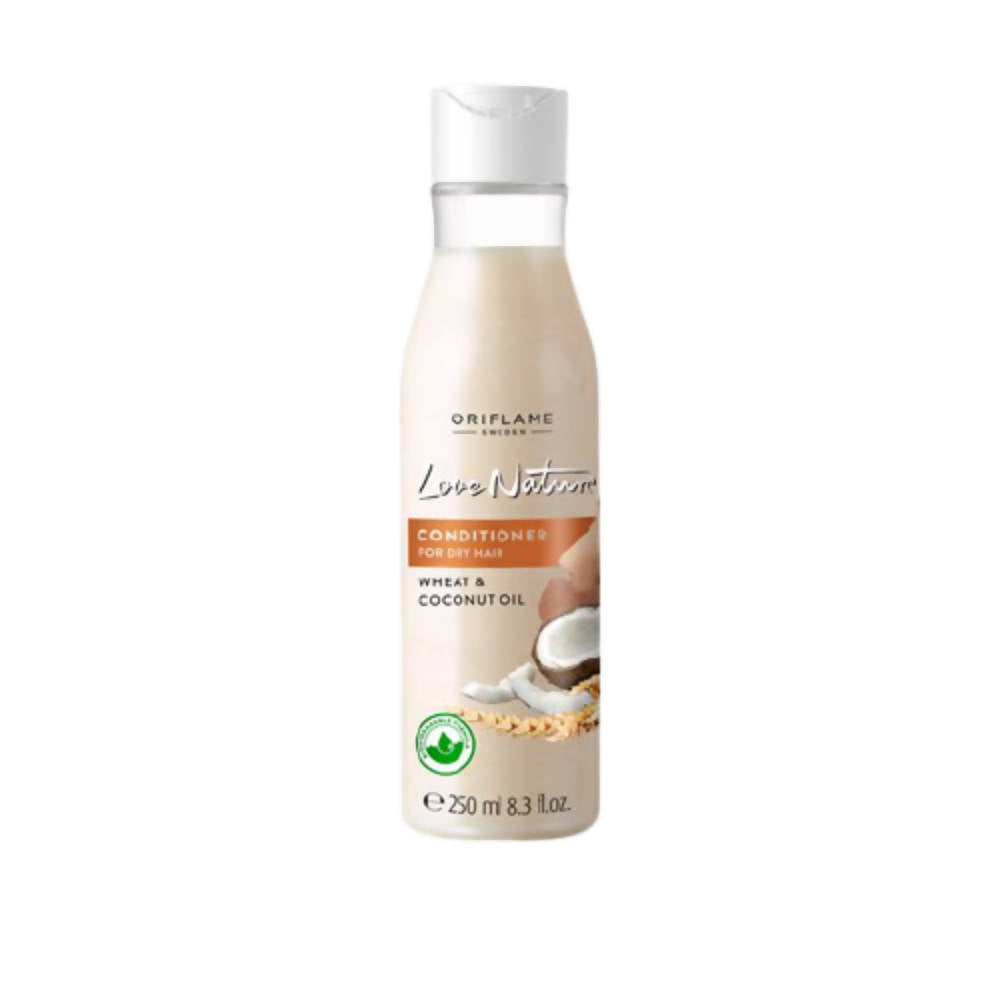 Oriflame Love Nature Conditioner for Dry Hair Wheat & Coconut Oil - Distacart