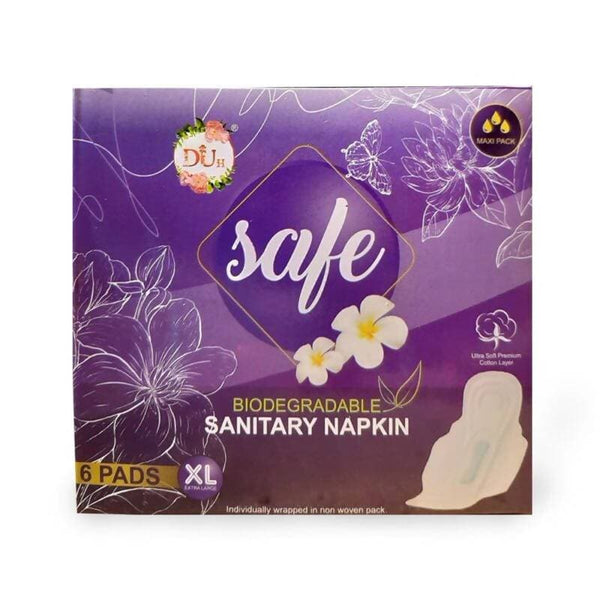 Duh Safe Biodegradable Sanitary Napkins XL