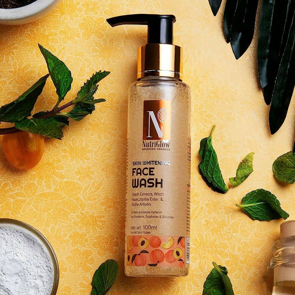 NutriGlow Advanced Organics Skin Whitening Face Wash - Distacart