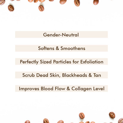 mCaffeine Naked & Raw Coffee Face Scrub with Walnut for Fresh Glow - Distacart
