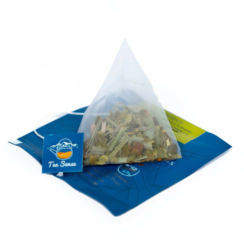 Tea Sense Lemongrass Moringa Tea Bags Box - Distacart