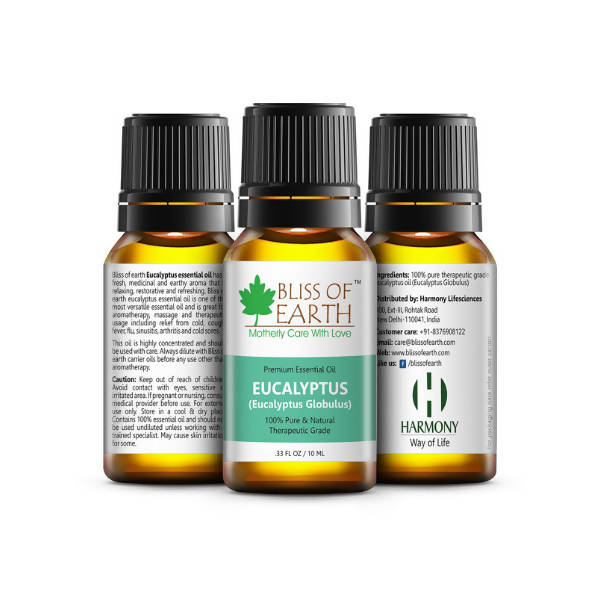 Bliss of Earth Premium Essential Oil Eucalyptus - Distacart