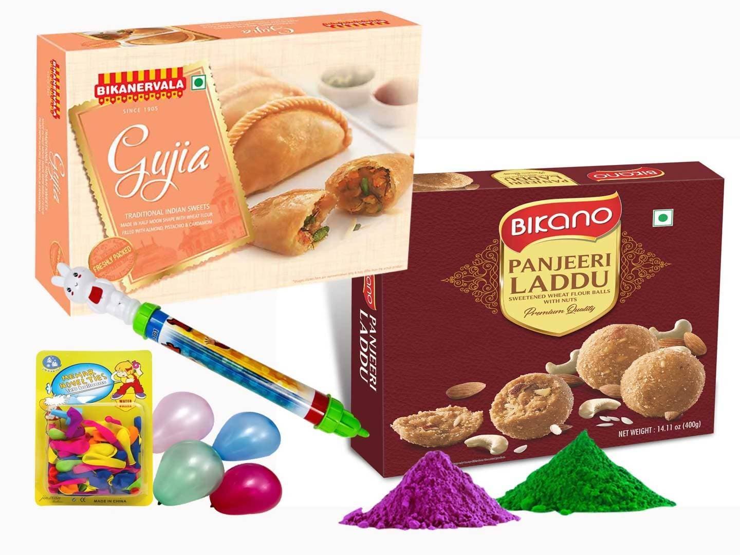 Bikano Panjeeri laddoo with Holi Gujia - Distacart