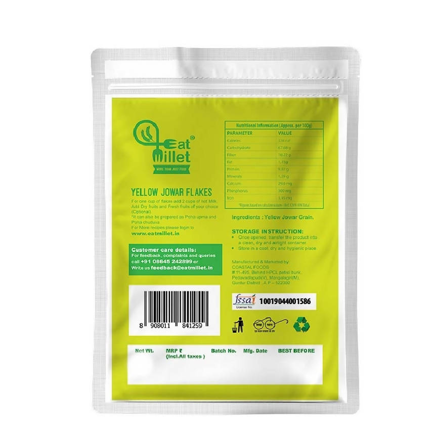 Eat Millet Yellow Jowar Flakes - Distacart