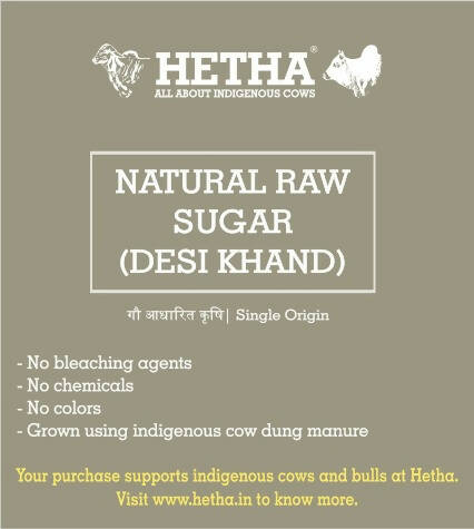 Hetha Natural Raw Sugar (Desi Khand) - Distacart