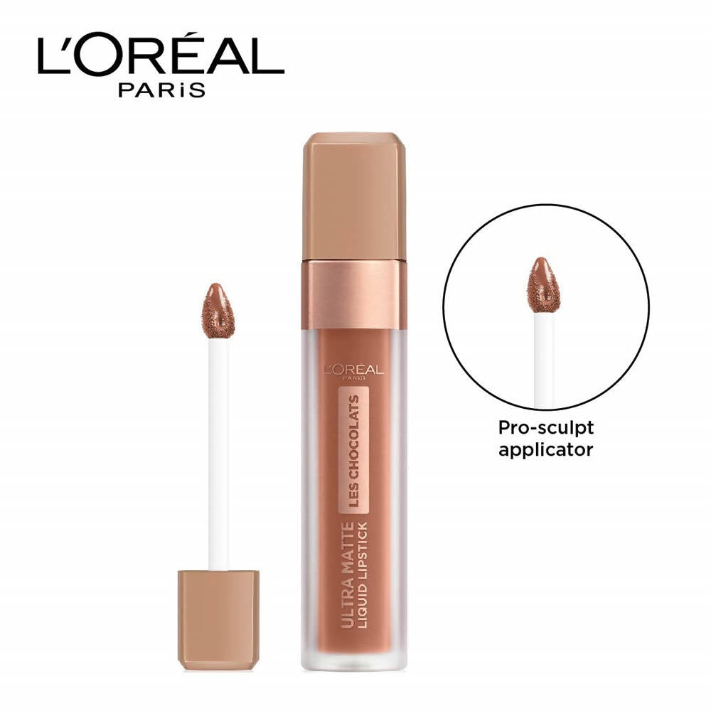 L'Oreal Paris Les Chocolats Ultra Matte Liquid Lipstick - 862 Volupto Choco - Distacart