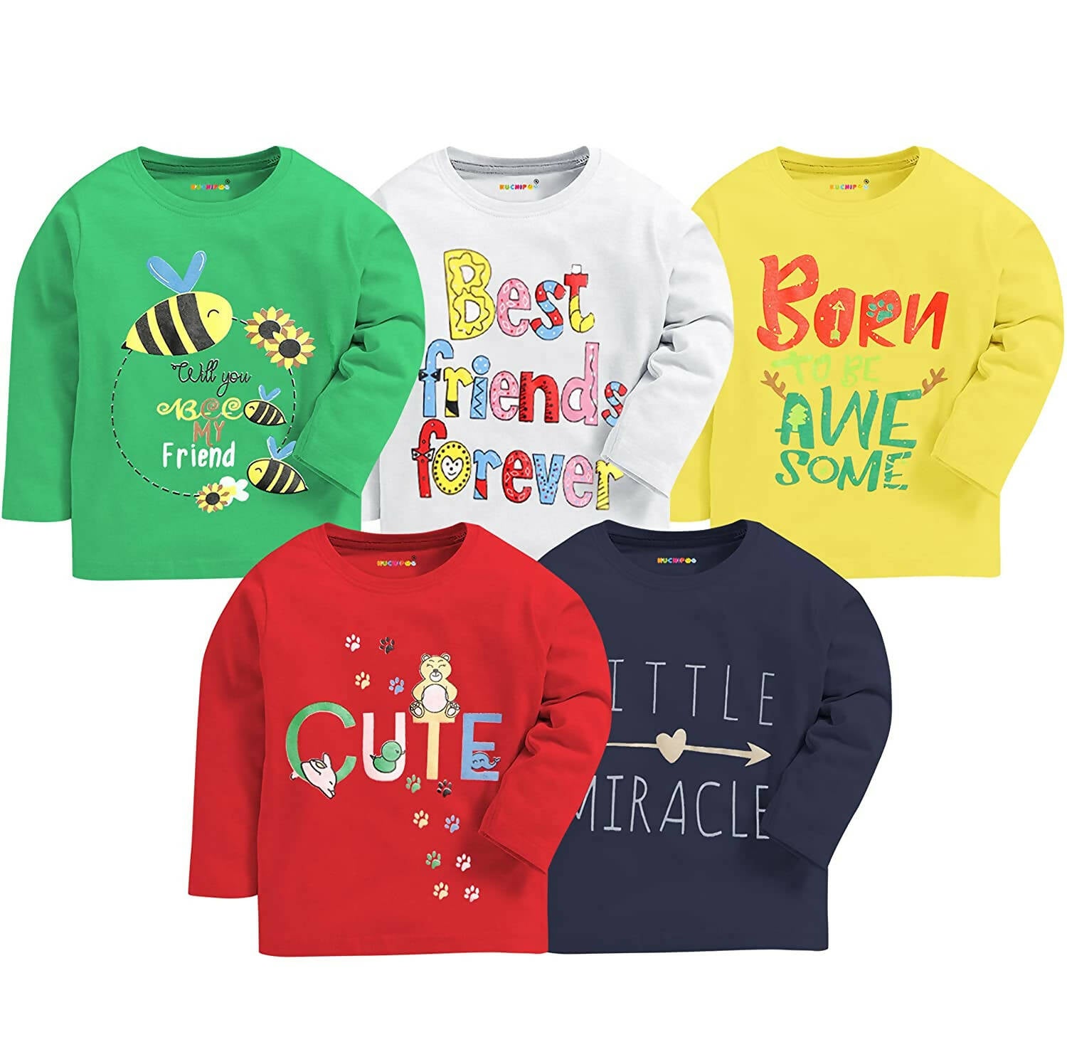 Kuchipoo Baby Boy's & Baby Girl's T-Shirts - Distacart