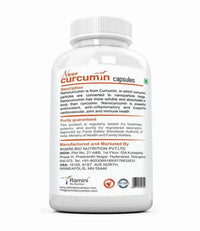 Thumbnail for Ramini Bio Nutrition Nano Curcumin 500mg Veg Capsules - Distacart