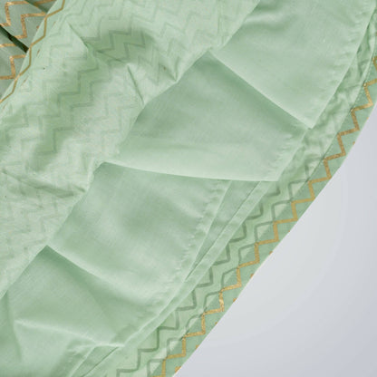 Pink Cow Fashions Gold & Green Printed Dress - Distacart