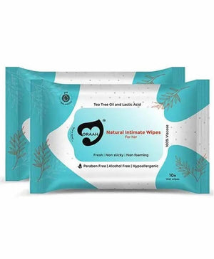 Oraah Natural Intimate Wipes For Her