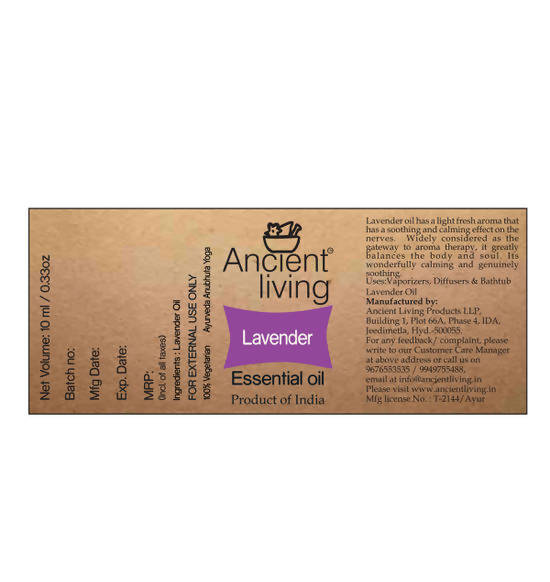 Ancient Living Lavender Essential Oil online