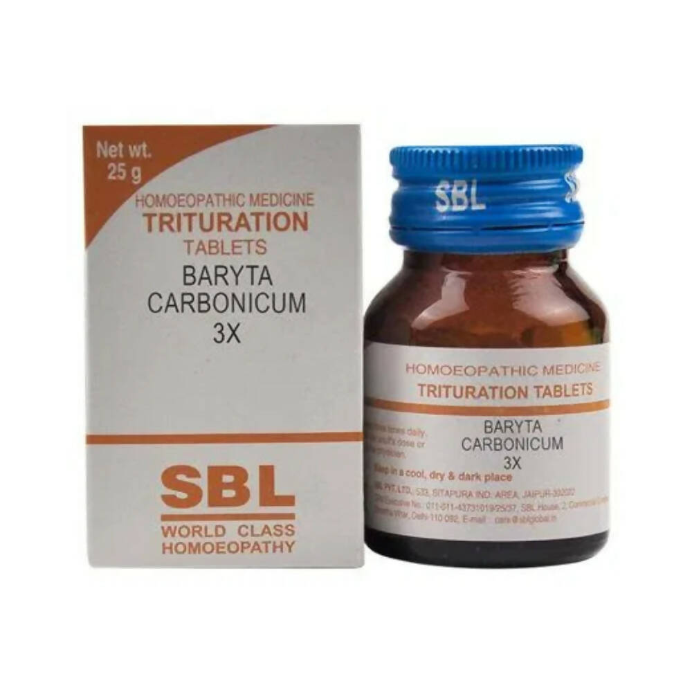 SBL Homeopathy Baryta Carbonicum Trituration Tablets - Distacart